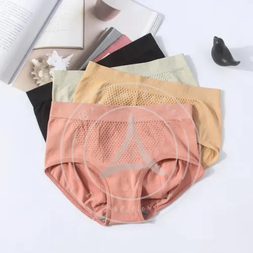 Pack of 3 - Ladies Maxi Cotton French Cut Brief Panties